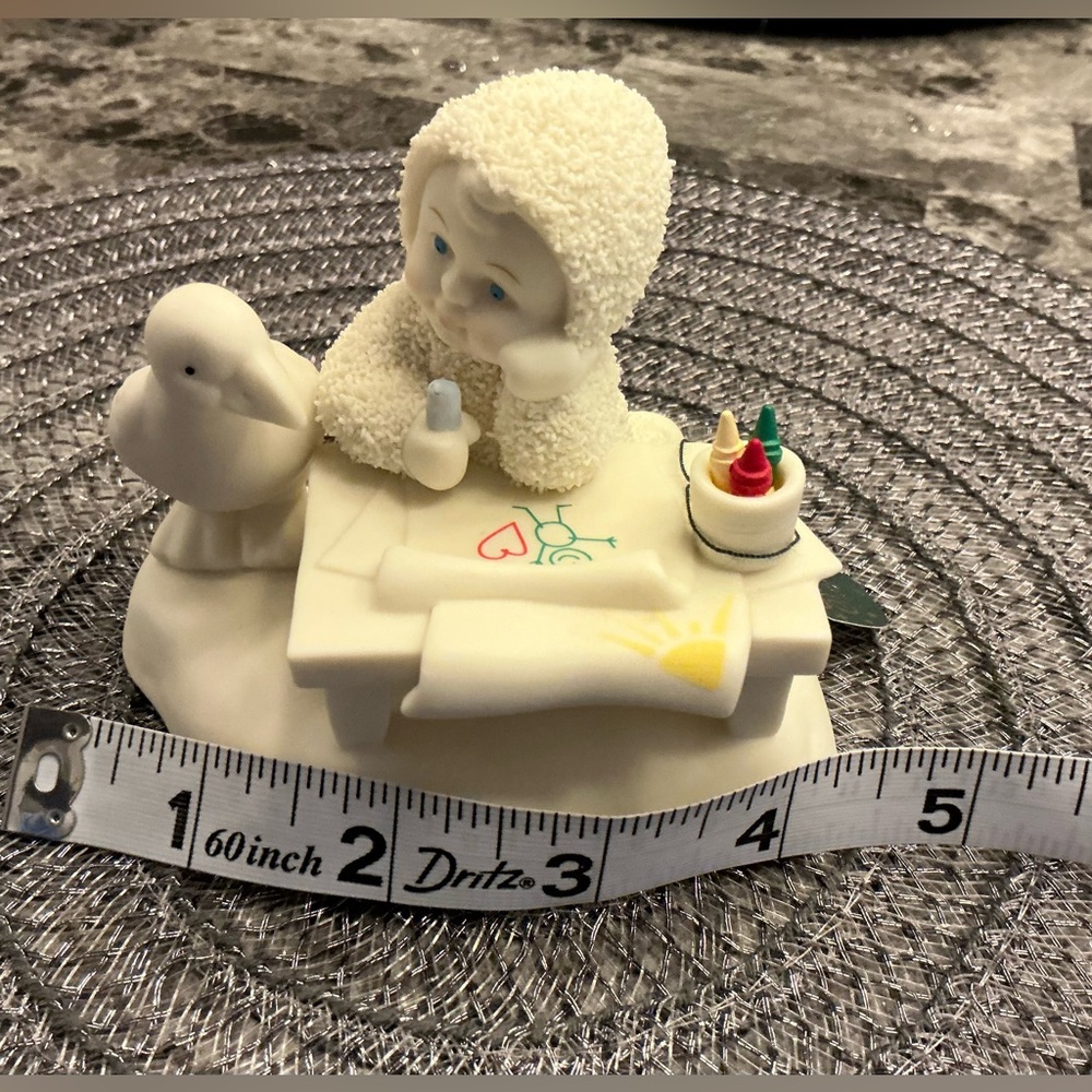 Snowbabies (Color Outside The Lines) Dept 56 Retired Collectible Figurine Bisque - Picture 8 of 11